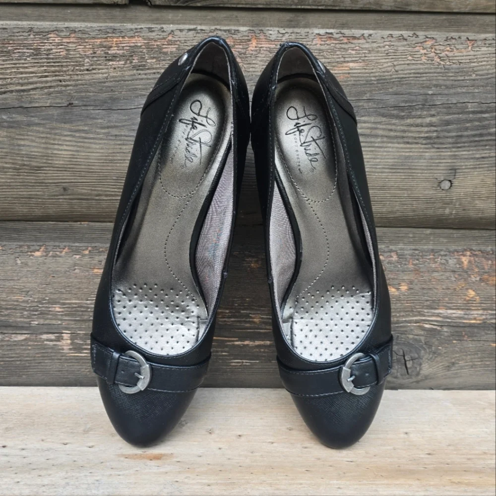 Life Stride Julep Y2K Office Siren Revival  Comfort Wedge Pump 10M